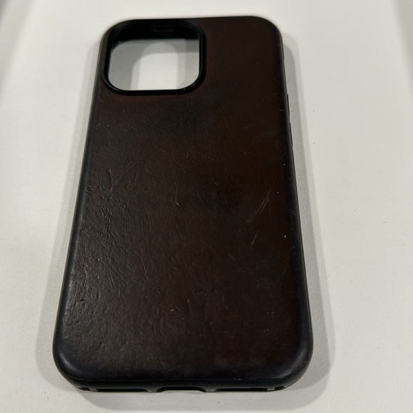 Nomad brown real leather case for iPhone 13 Pro - Picture 3 of 5